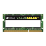 CORSAIR Value Select - DDR3L - modulo - 4 GB - SO DIMM 204-pin - 1600 MHz / PC3-12800 - CL11 - 1.35 V - senza buffer - non ECC